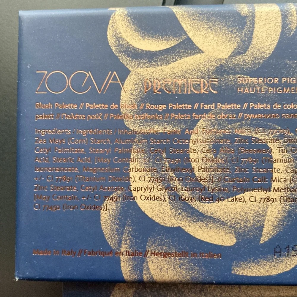 HP 🎉🦄❤️ ZOEVA: premiere blush palette